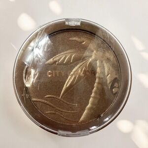 City Color Bronzer Sunset Shimmer Pressed Powder Palm Tree 0.52 oz NEW‎